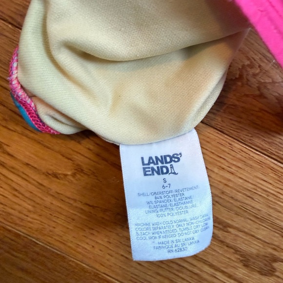 Lands End Girls One Piece Swimsuits - Picture 6 of 8